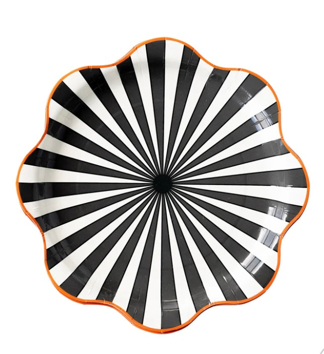 Starburst Wave Paper Plate