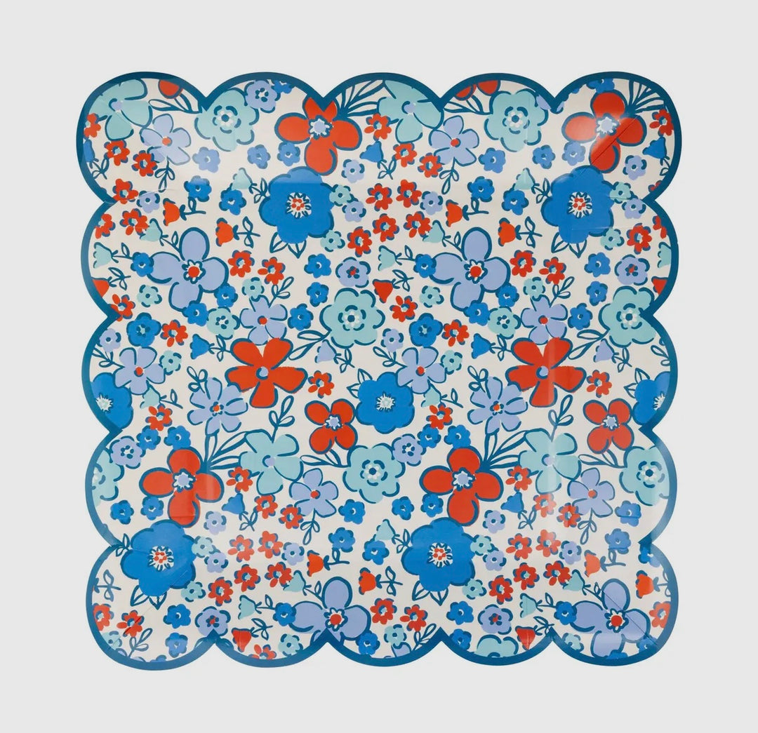 Floral Americana 9" Plate