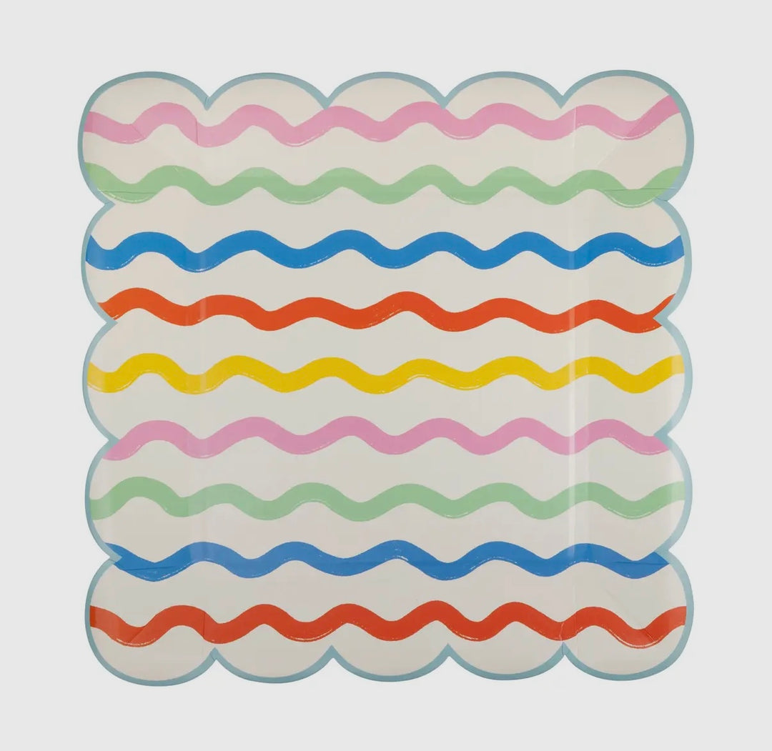 Ric Rac Striped Plate
