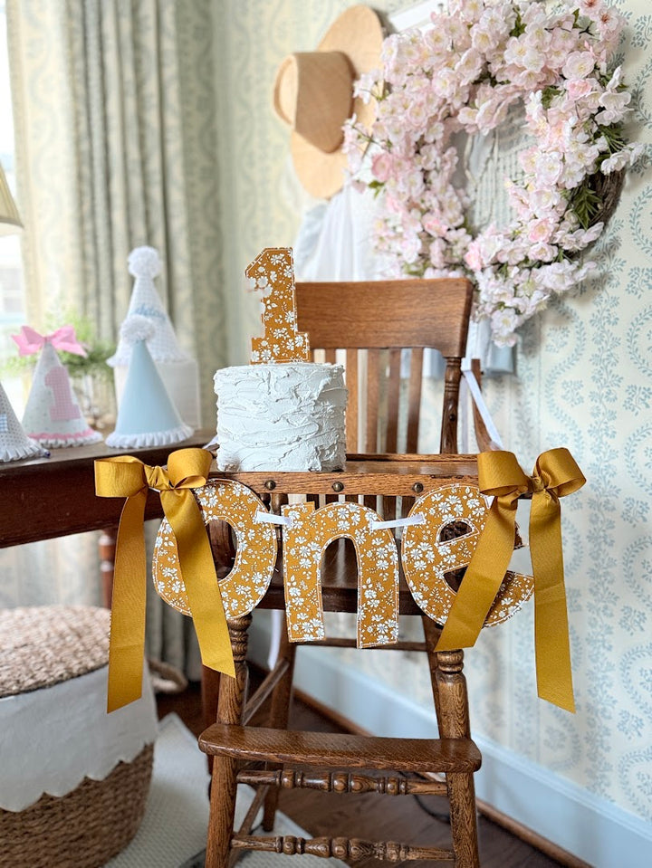 Mustard Liberty Birthday Set