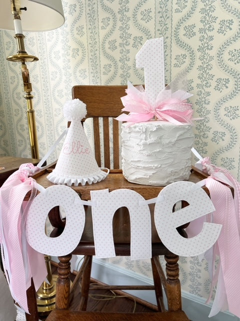 Pink Dot ONE High Chair Banner