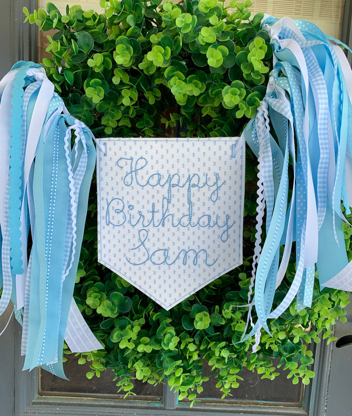 Happy Birthday Name Pendant