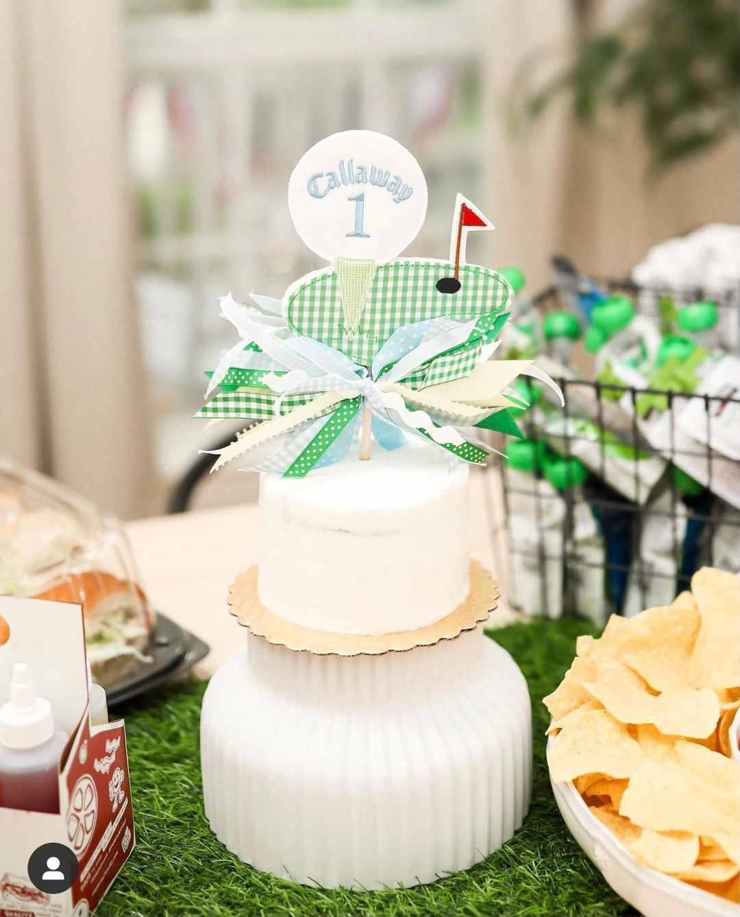 Golf Cake Topper
