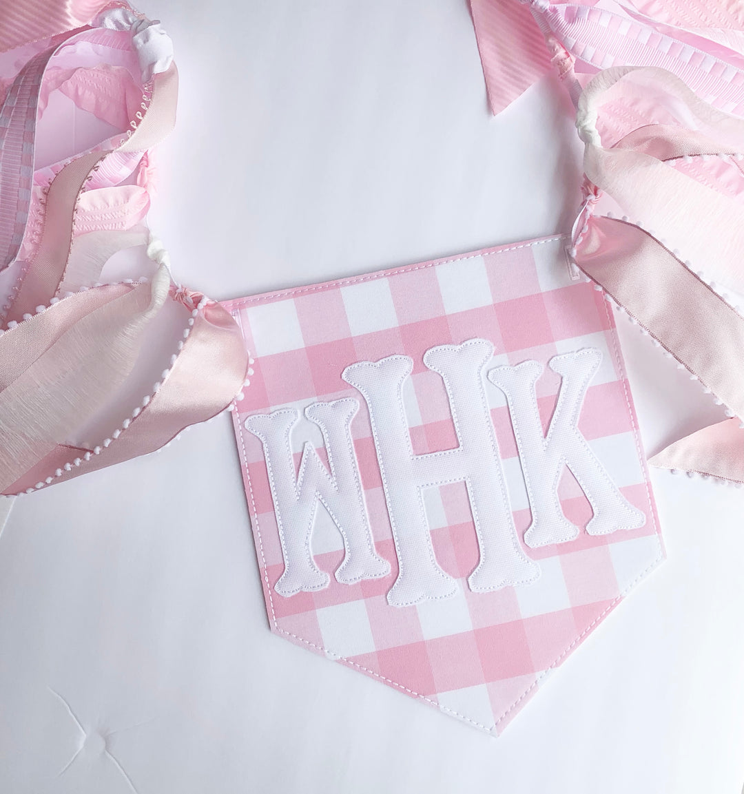 Buffalo Check Initial Pendant