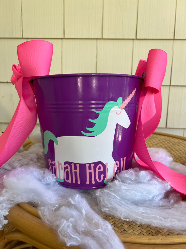 Unicorn Halloween Bucket