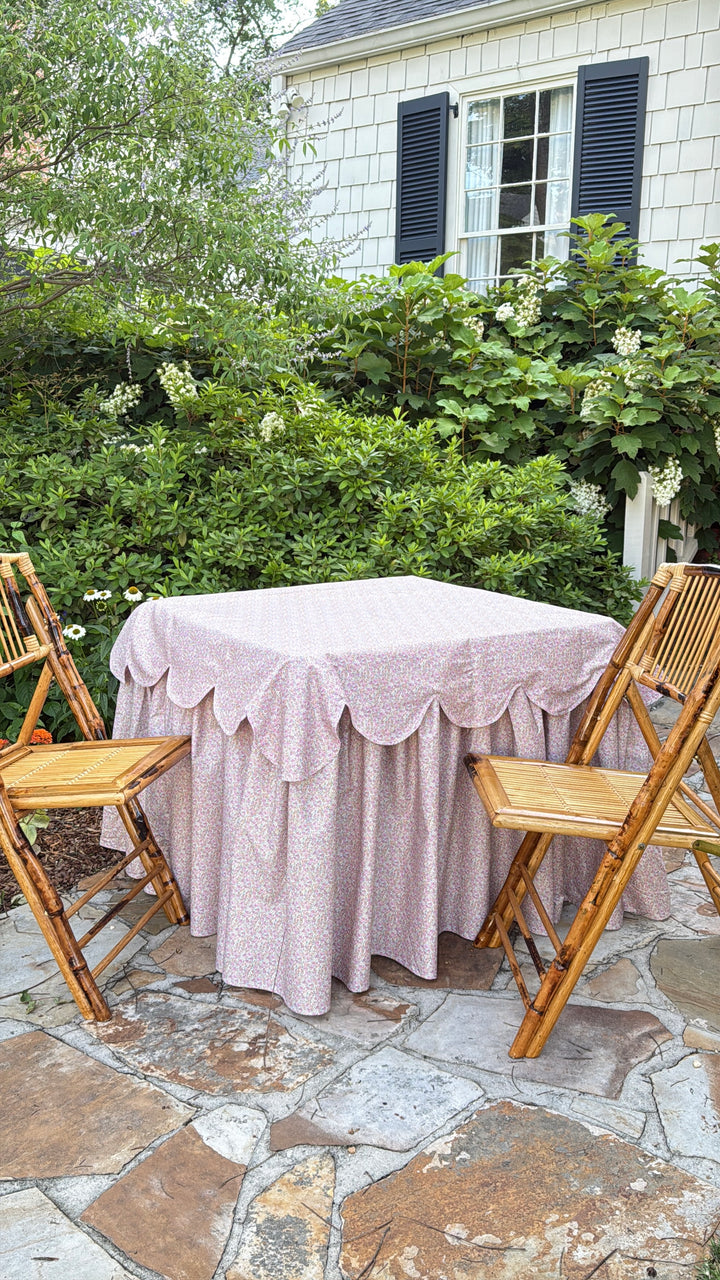Pastel Garden Scalloped Topped