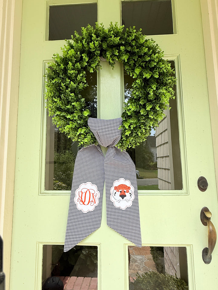 Tiger Sash with Monogram