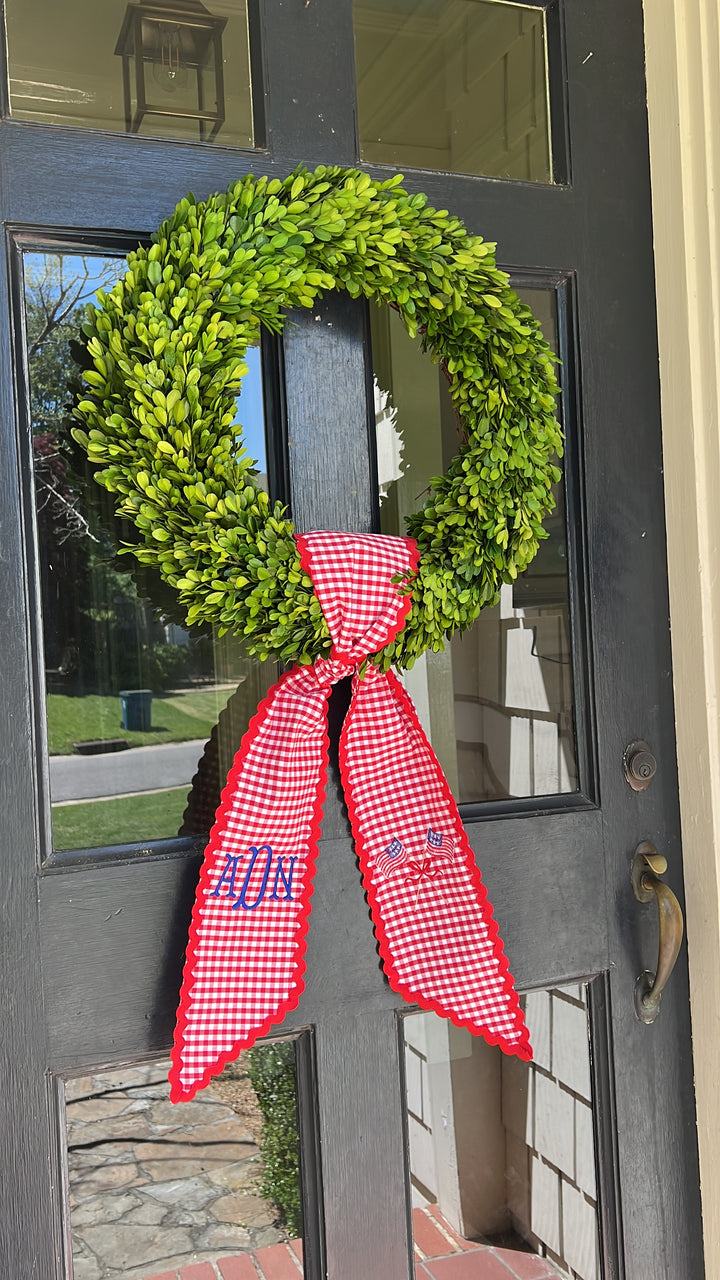 American Flag Ricrac Sash