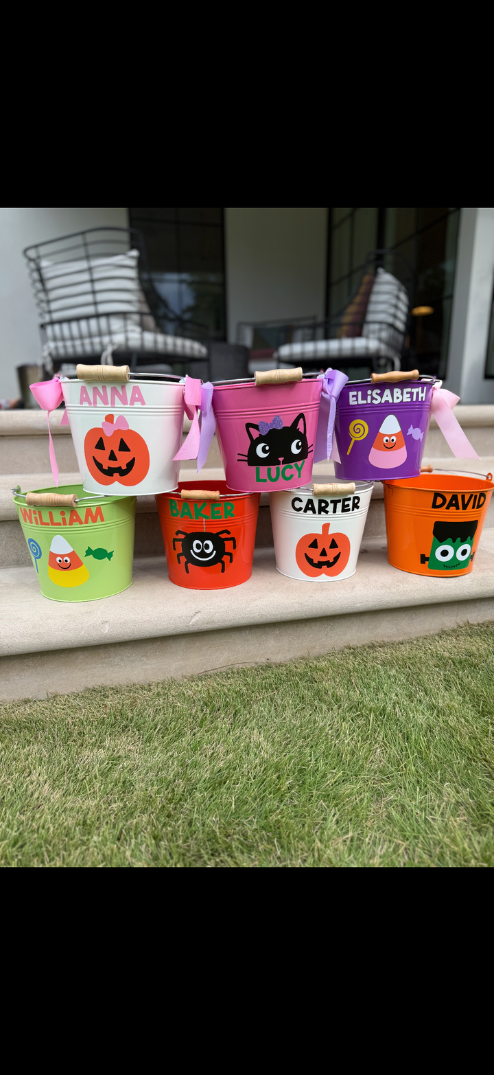 Spider Halloween Bucket