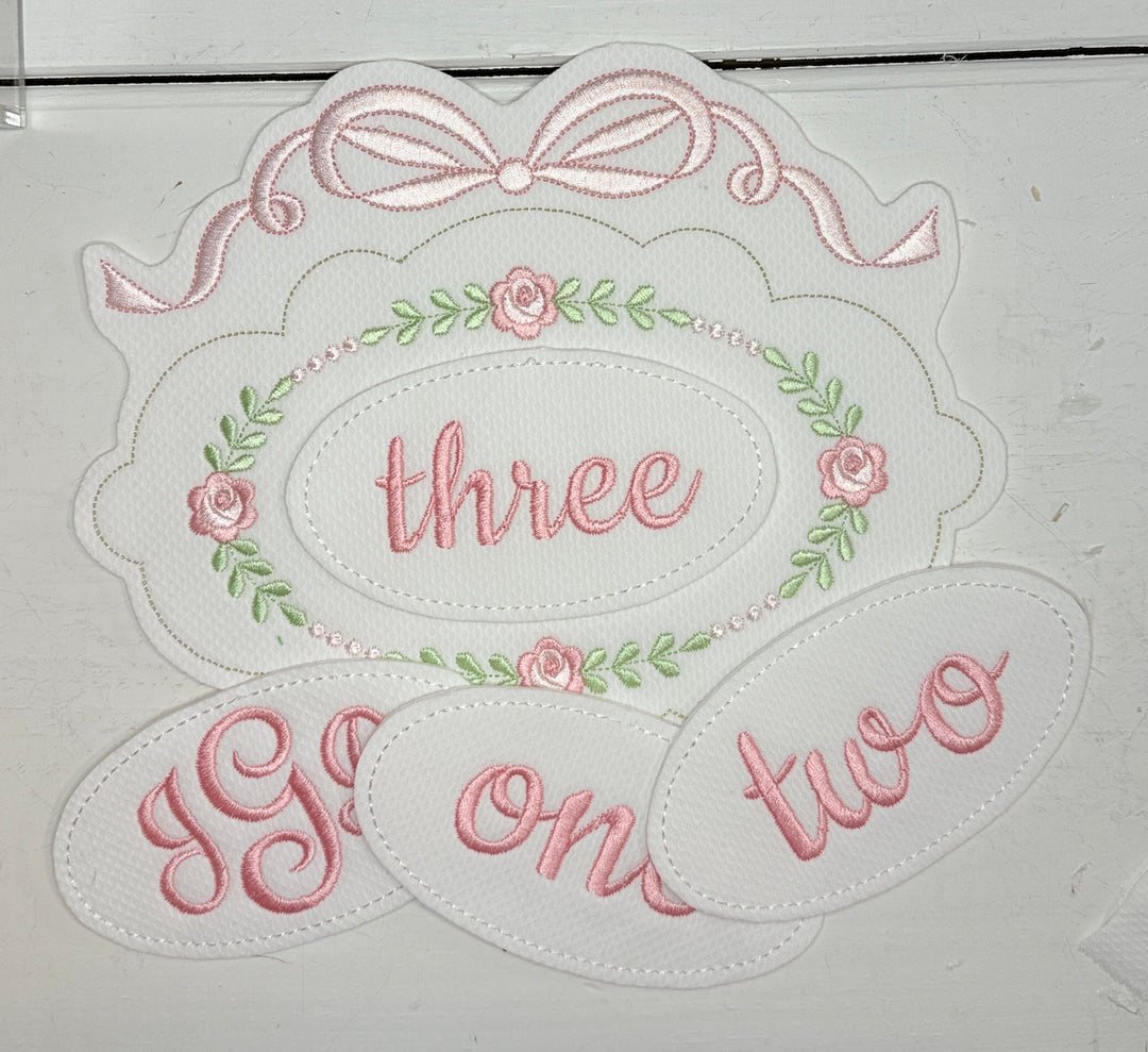 Beautiful Baby Month Plaque