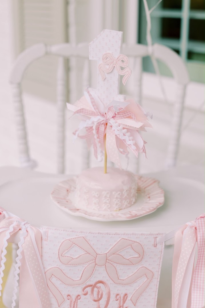 Vintage Bow Birthday Set