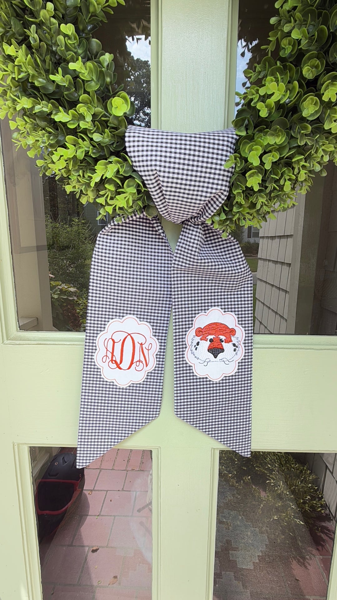 Tiger Sash with Monogram