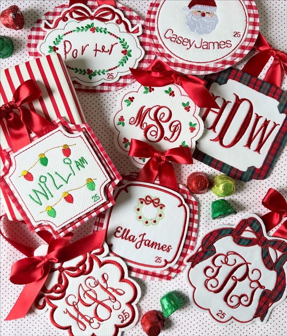 Scalloped Holly Ornament