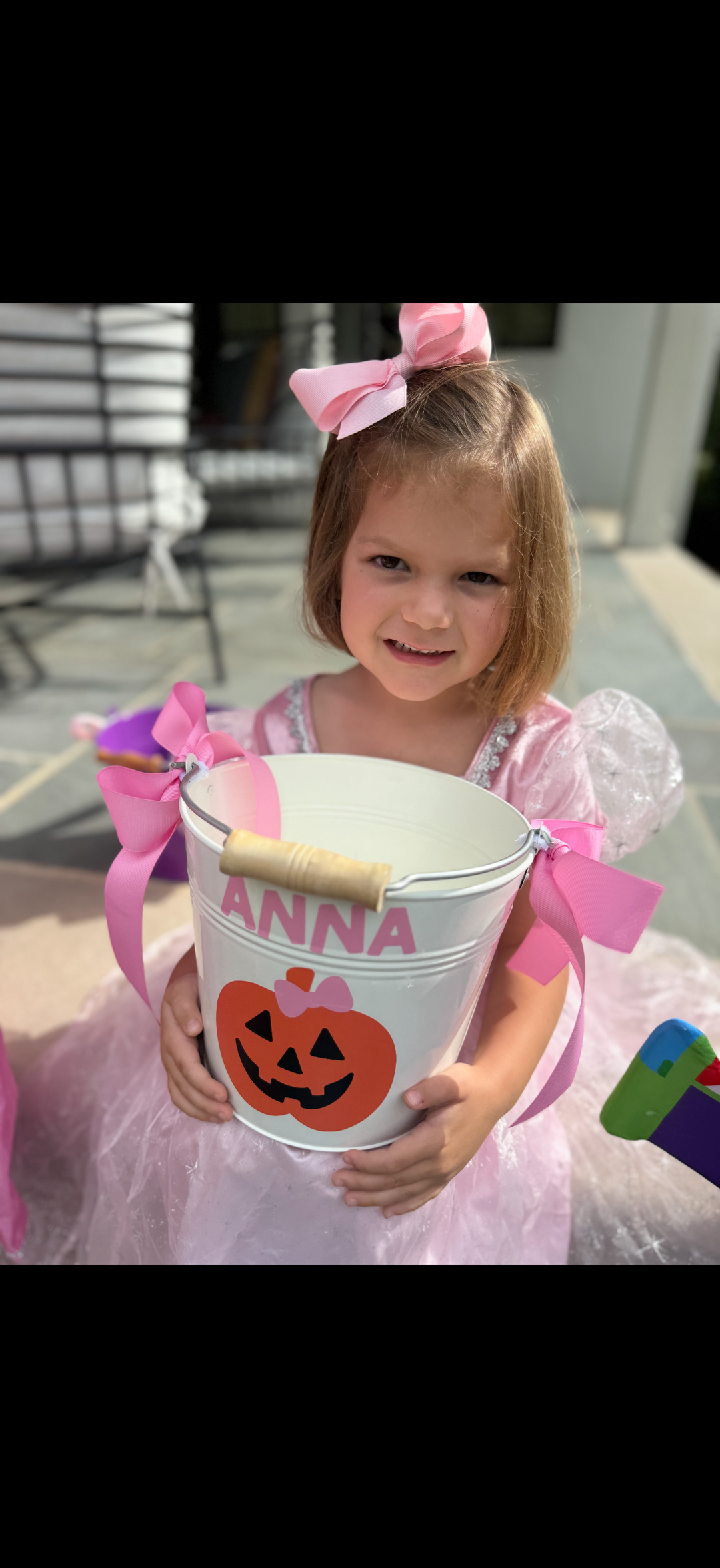 Pumpkin Halloween Bucket