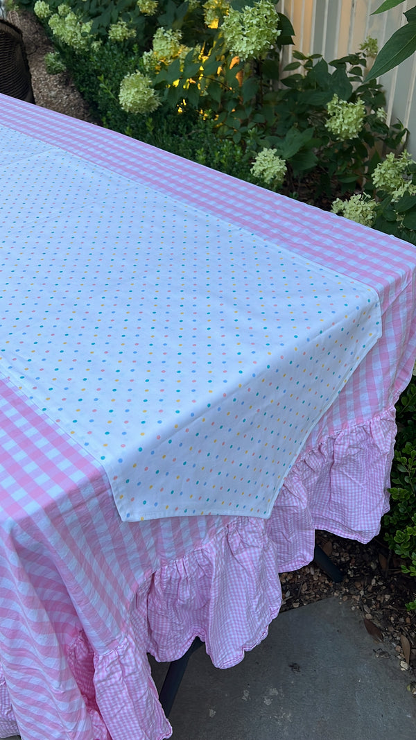 Pastel Dot Table Runner