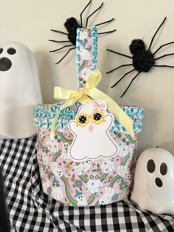 Groovy Ghost Halloween Tote