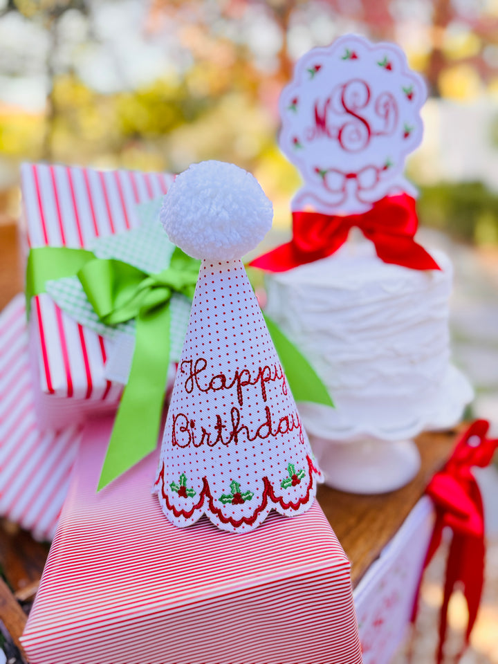 Christmas Holly Birthday Set