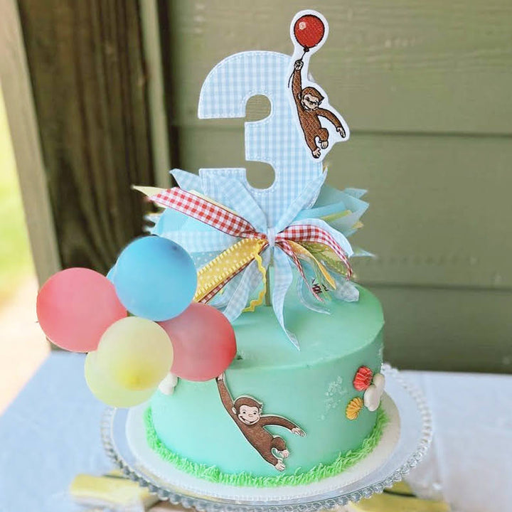 Curious George Set Light Blue