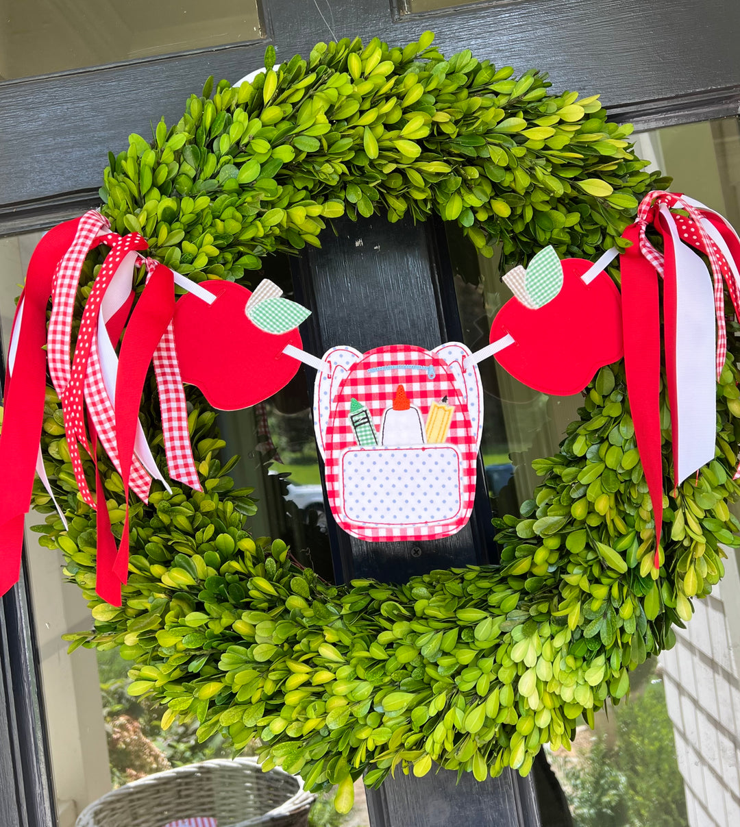 Backpack Wreath Banner