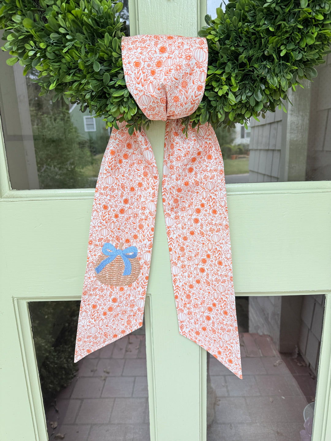 Fall Pumpkin Sash