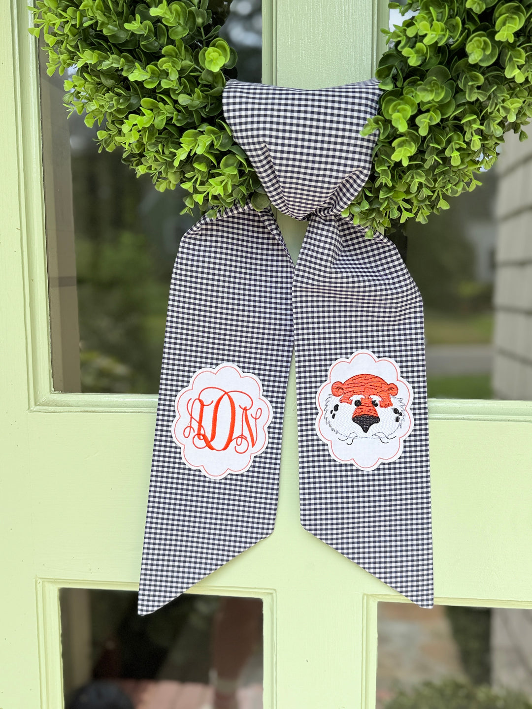 Tiger Sash with Monogram