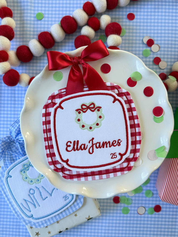 Square Wreath Ornament