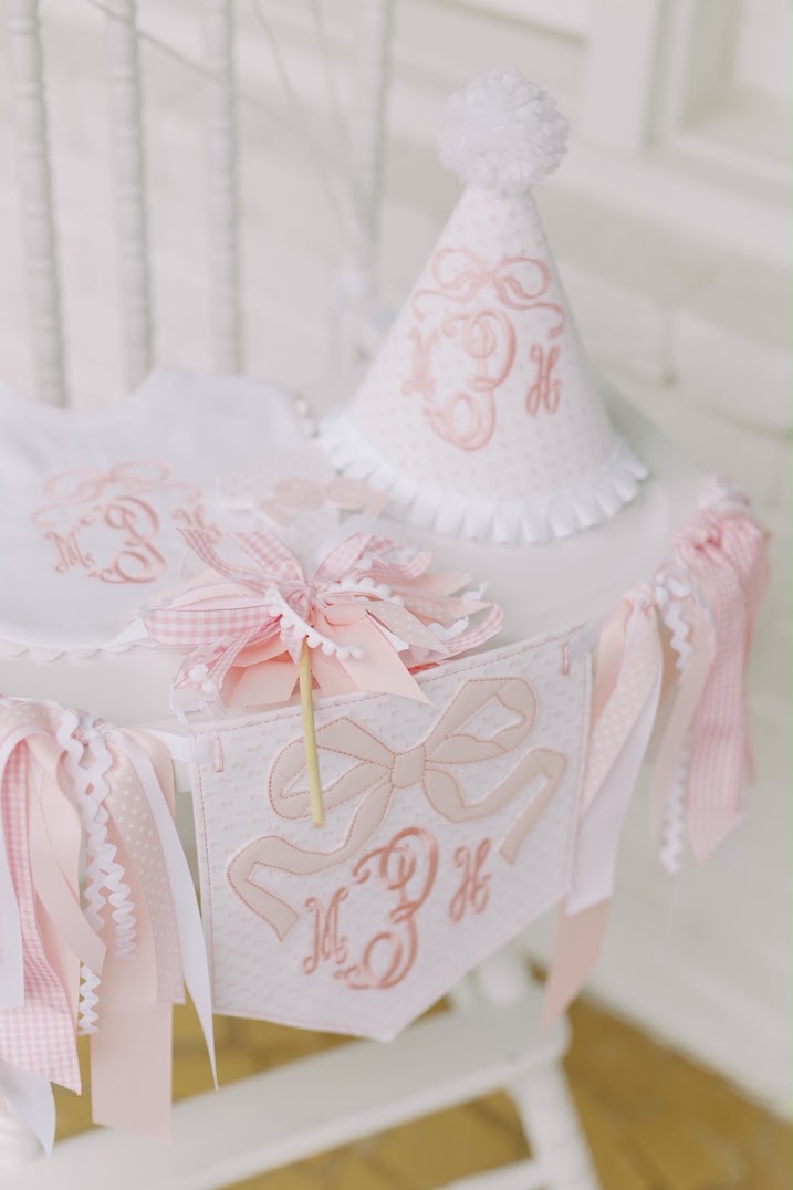 Vintage Bow Birthday Set