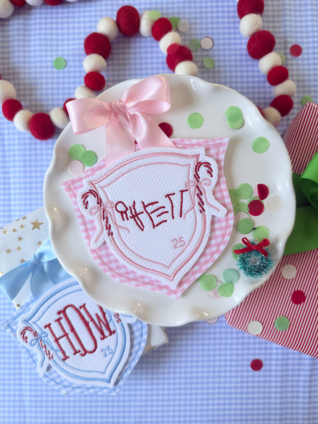Candy Cane Crest Ornament