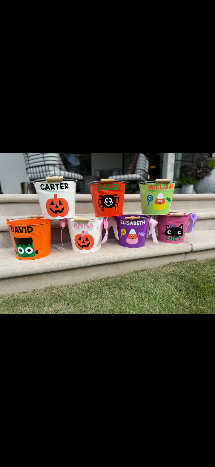 Spider Halloween Bucket