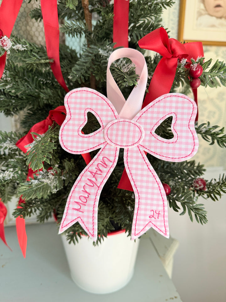 Christmas Bow Ornament