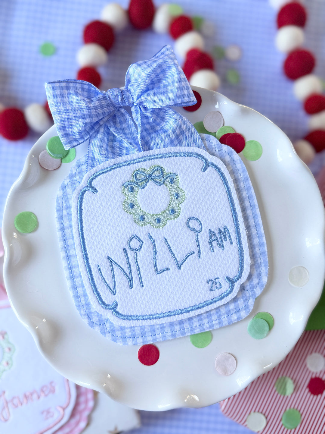 Square Wreath Ornament