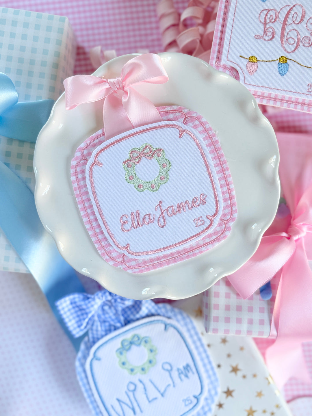 Square Wreath Ornament