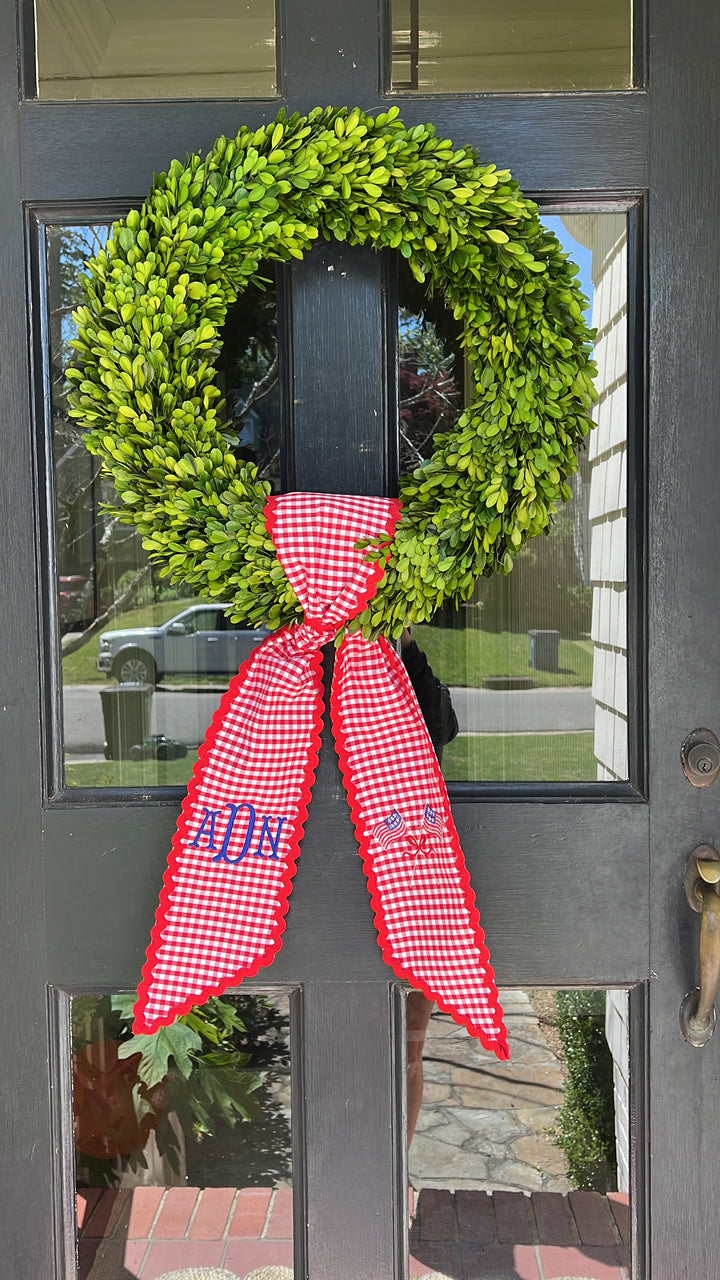 American Flag Ricrac Sash