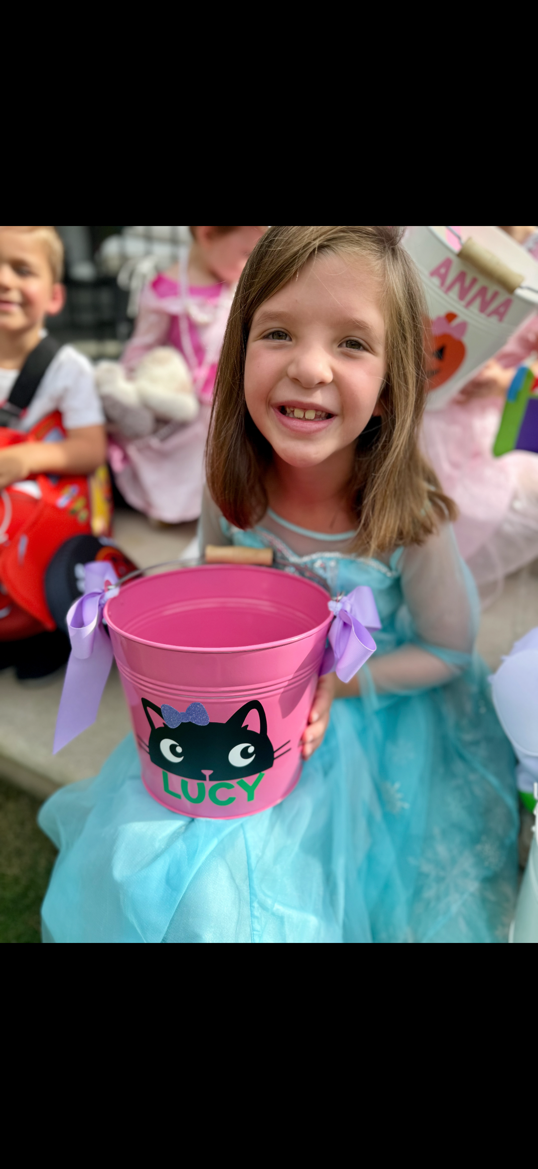 Cat Halloween Bucket