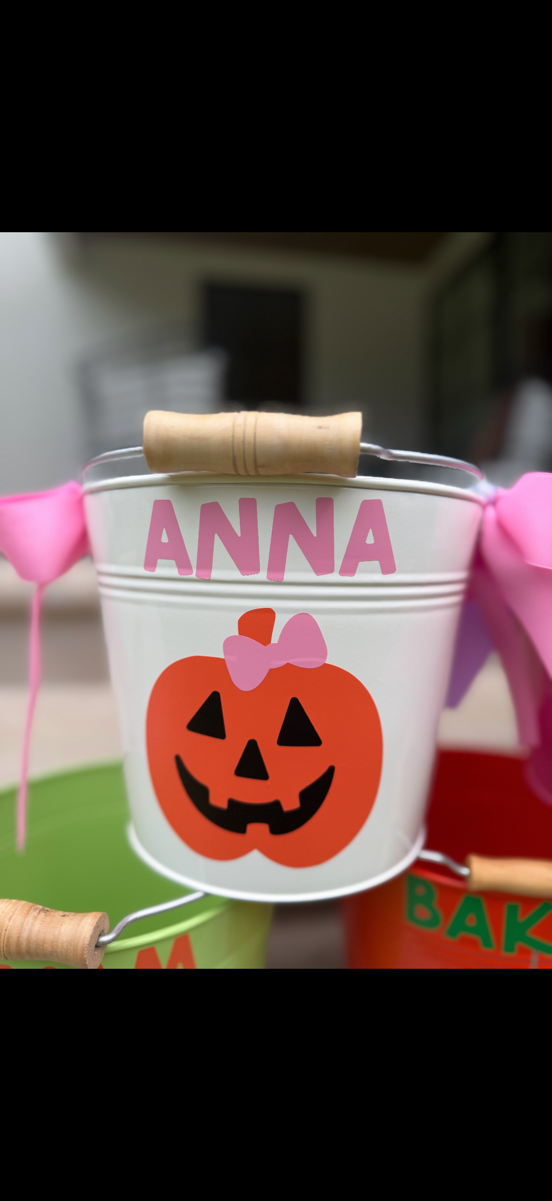 Pumpkin Halloween Bucket