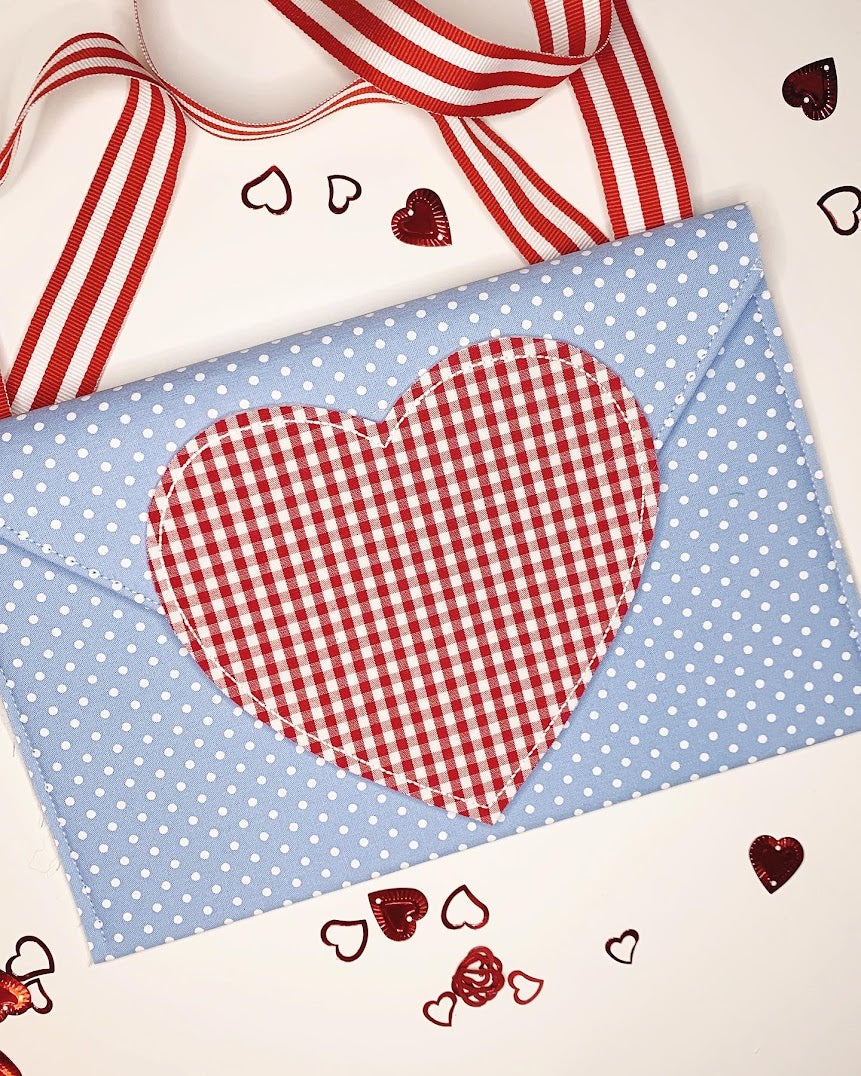 Valentine Pouch in Blue