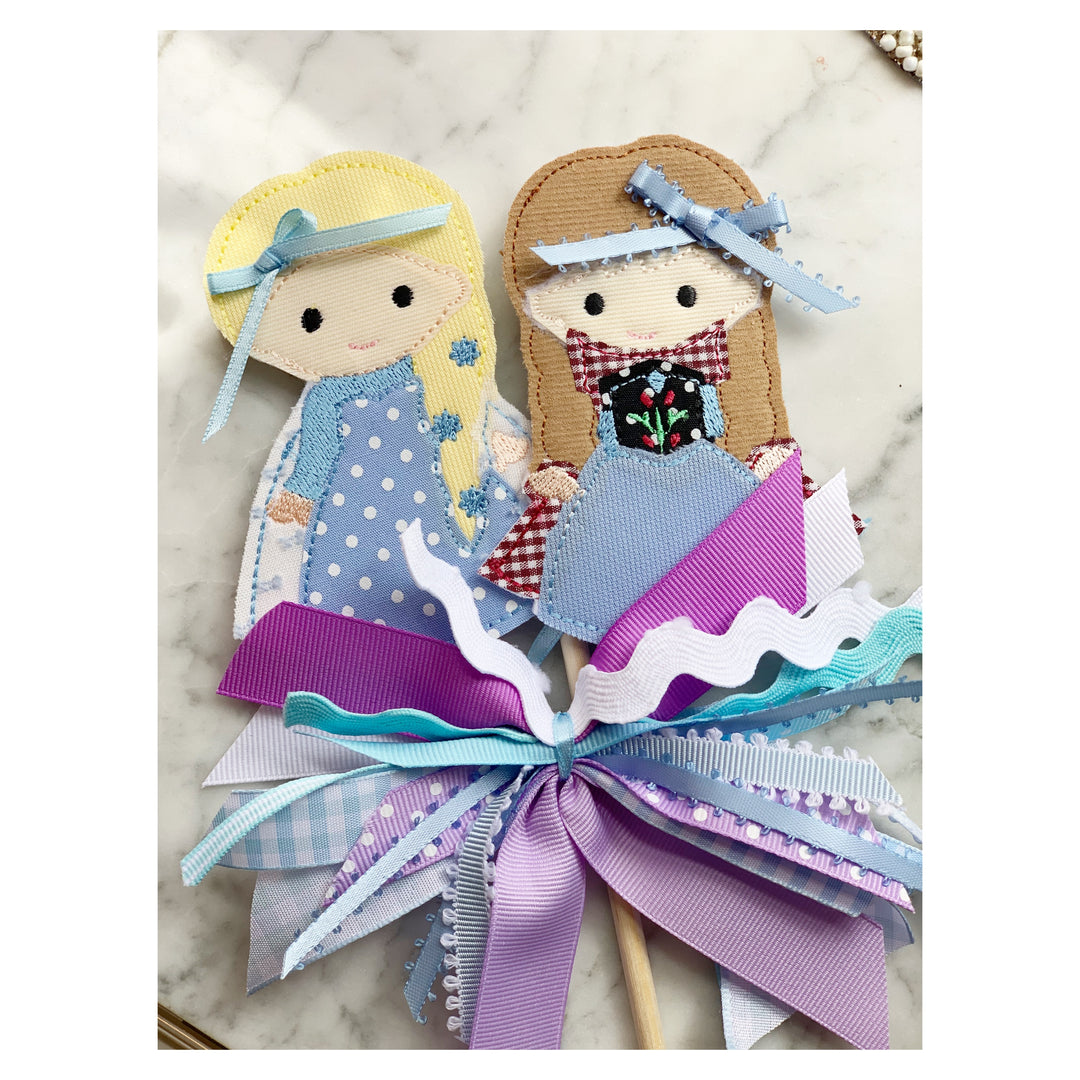 Snow Princesses Cake Topper