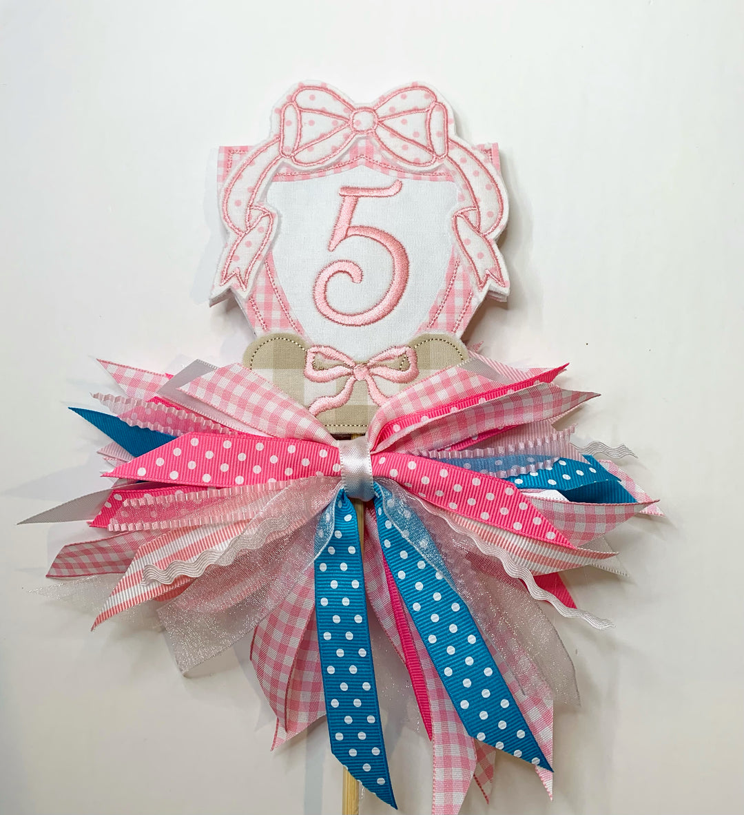 Bow Crest with birthday number