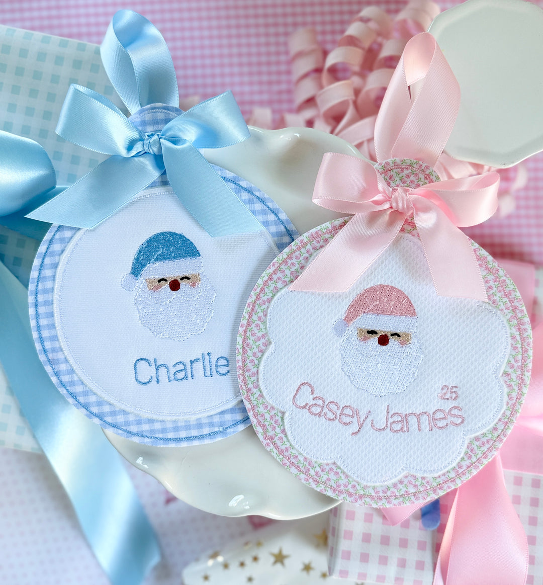 Classic Round Santa Ornament