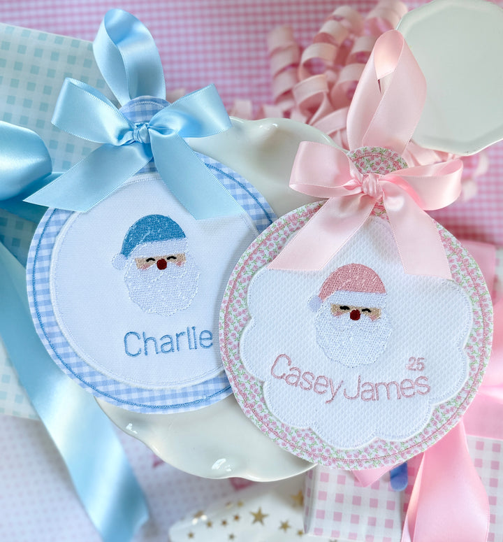 Classic Round Santa Ornament