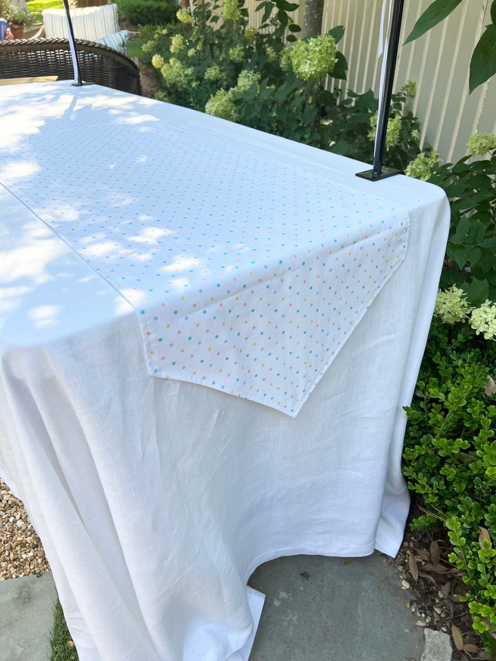 Pastel Dot Table Runner