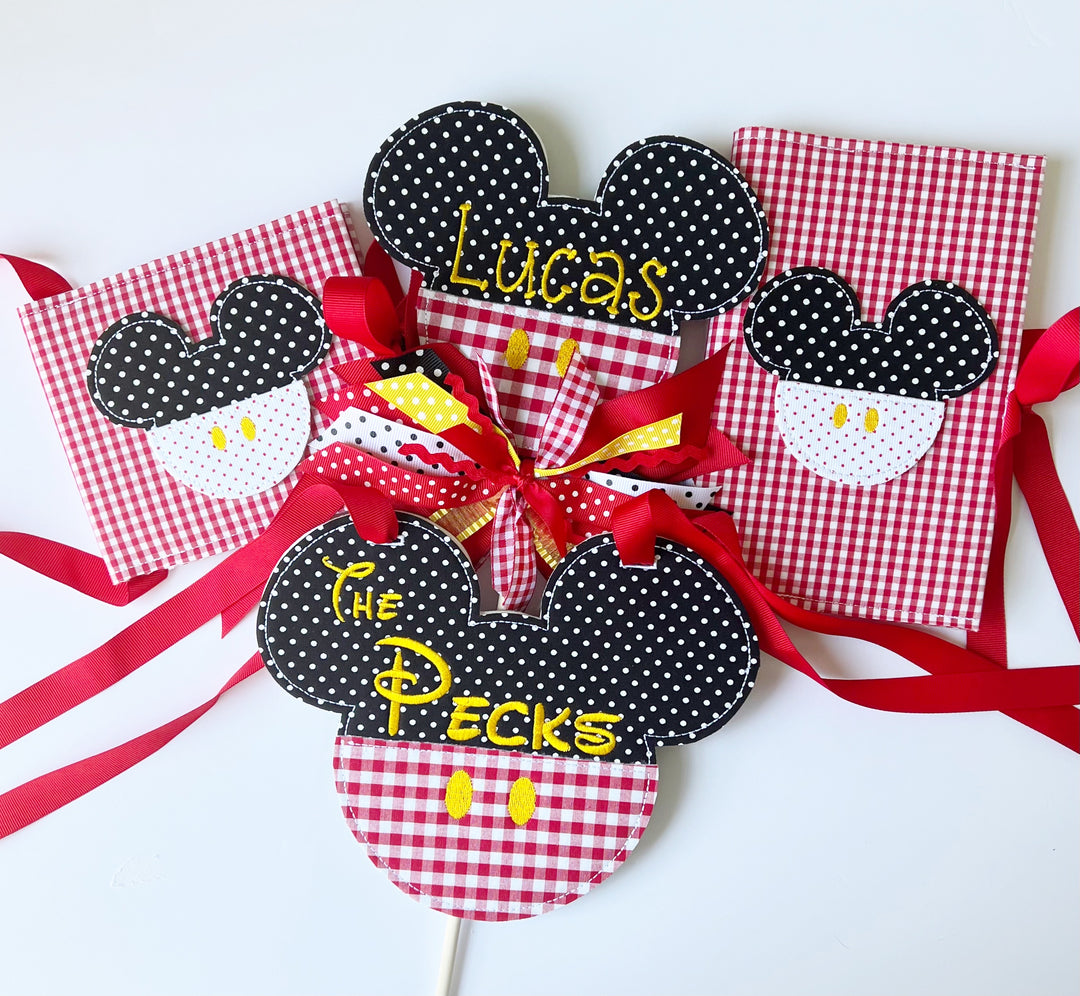 Mickey and Minnie Wands Personalized