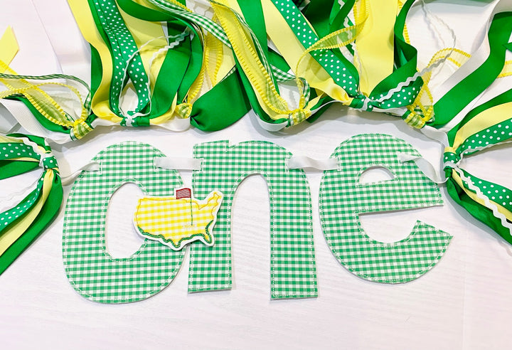 Golf Cake Topper and ONE Banner