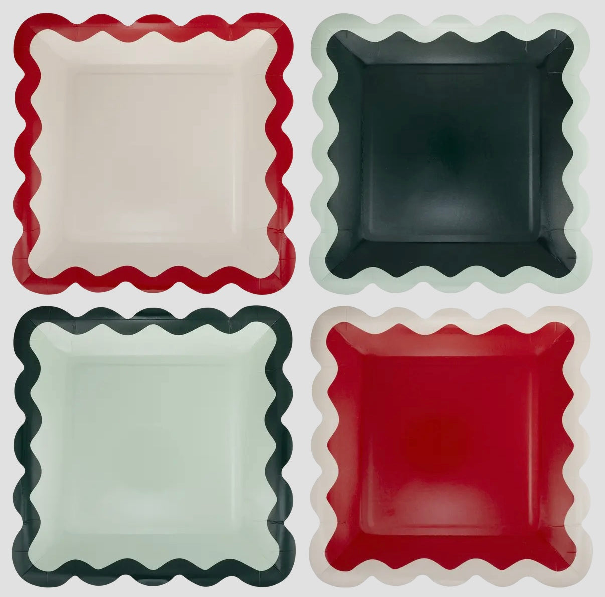 Red and Pink Green and Mint Ric Rac 9