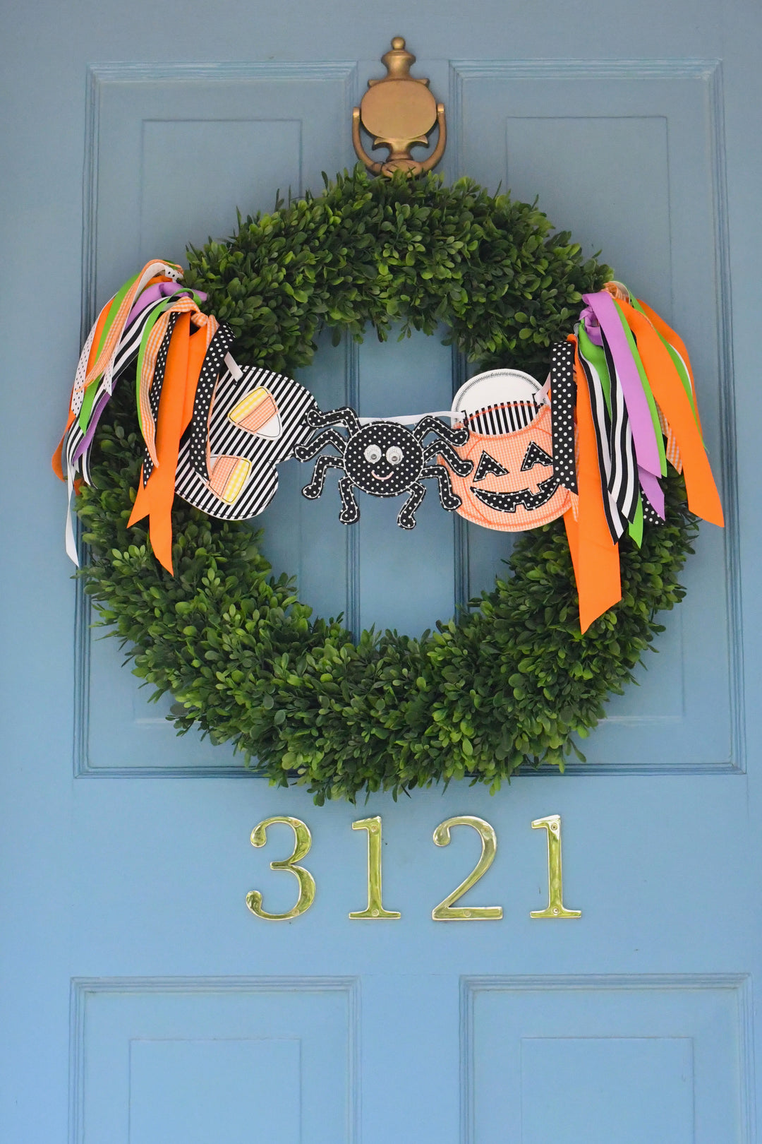 BOO Halloween Wreath Banner