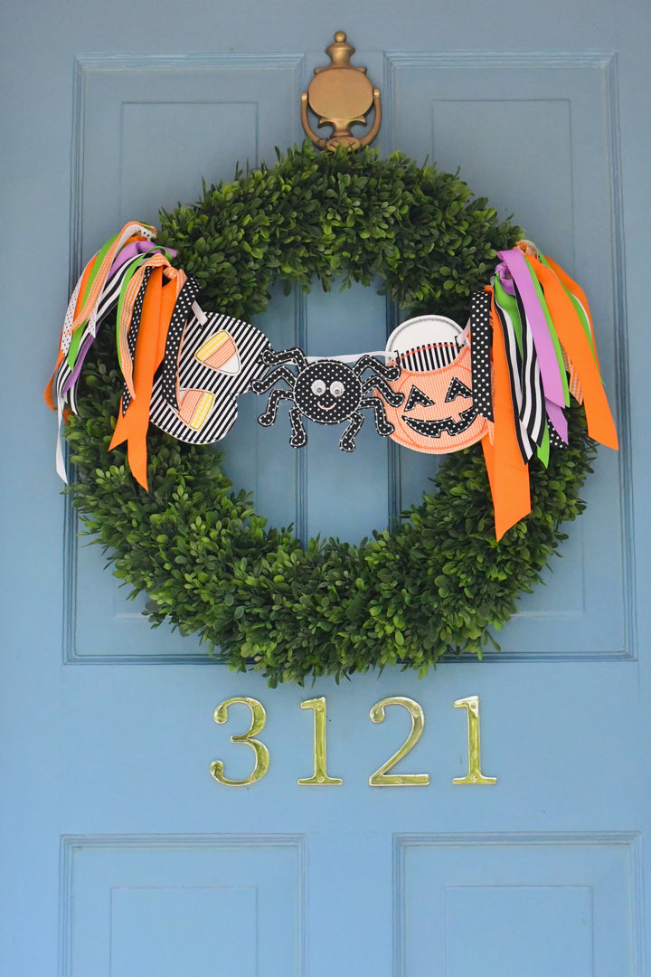 BOO Halloween Wreath Banner