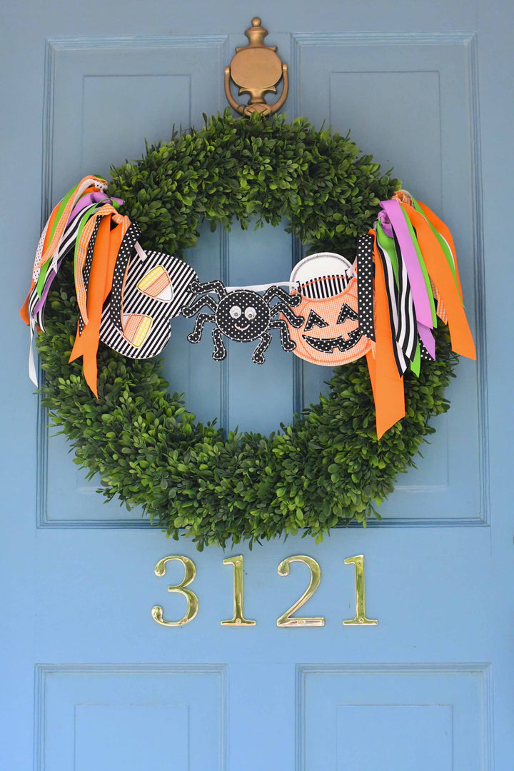 BOO Halloween Wreath Banner