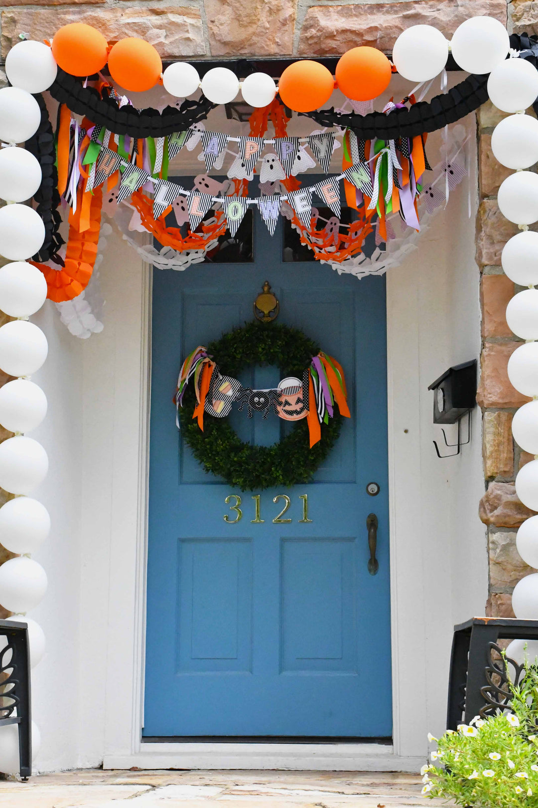 BOO Halloween Wreath Banner