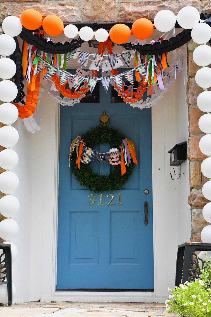 BOO Halloween Wreath Banner