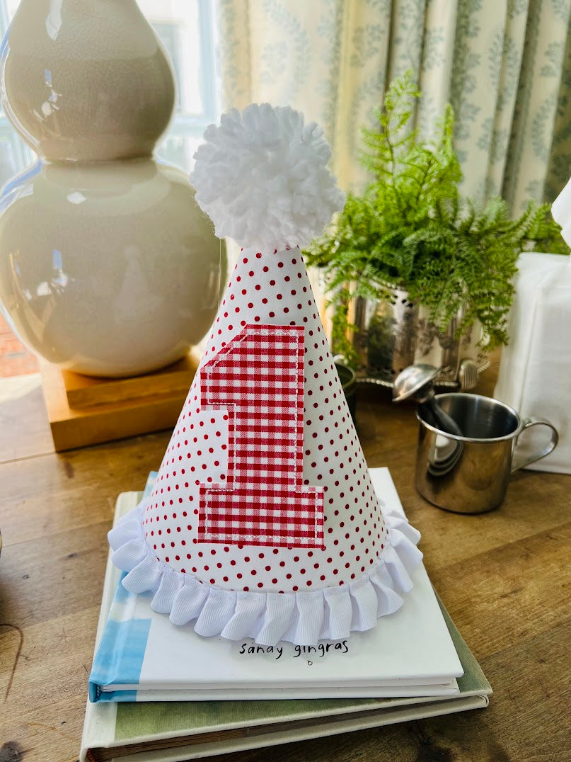 Red Dot Birthday Hat